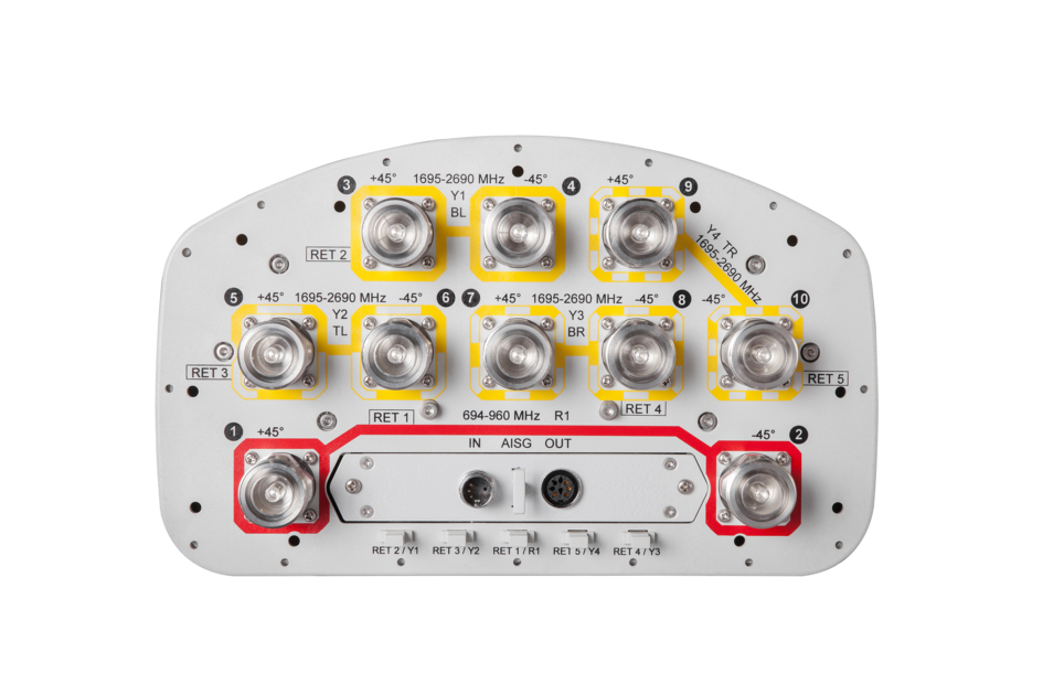 10P-2L8M-B5-V2 [10P-2L8M-B5-V2 connector end view straight on]