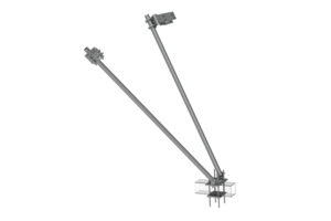 MUK-PLK10 | SUPPORT RAIL BRACING KIT - PIPE