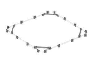 MUK-PLK1Q | 4-SIDED SUPPORT RAIL KIT