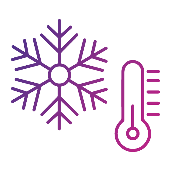 Less cooling consumption